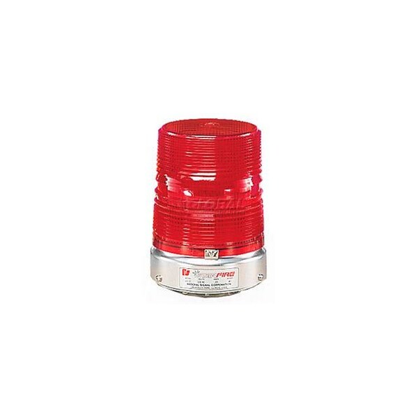 Strobe, 120VAC, Pipe Mount, Red